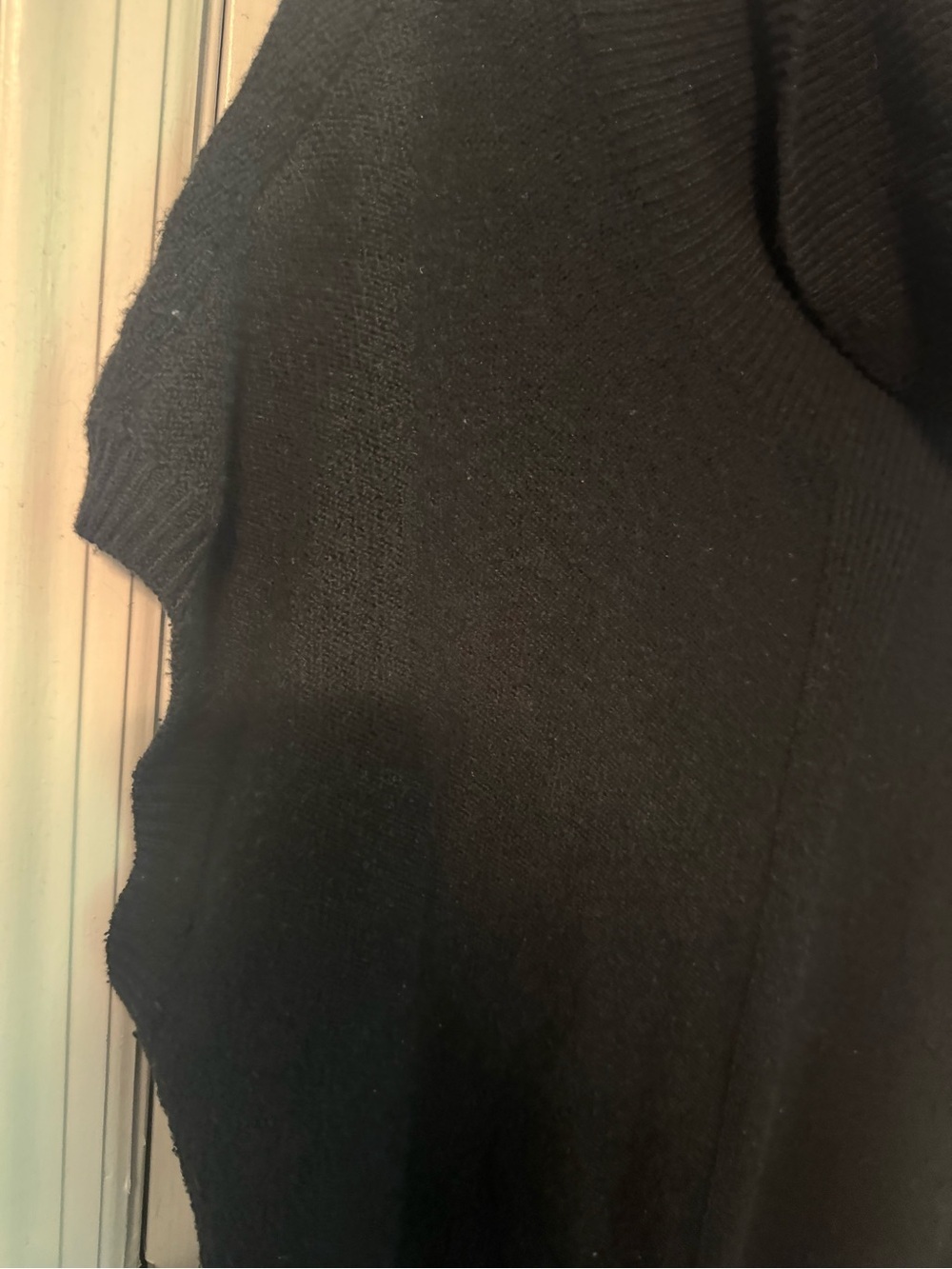 Croft & Barrow Black Cowl Neck Sweater Tunic — Size XL, Short Sleeve - Picture 7 of 10